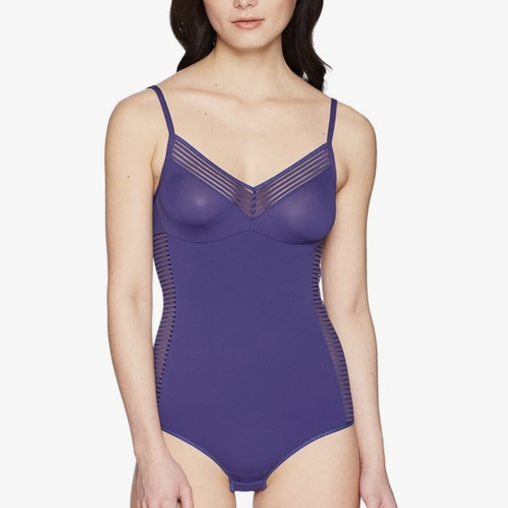 HANRO Sexy Cara Bodysuit Indigo Lingerie